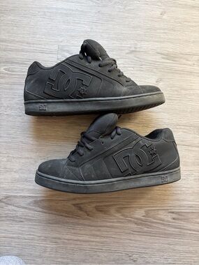DC All-Black Low-Top Skate Sneakers